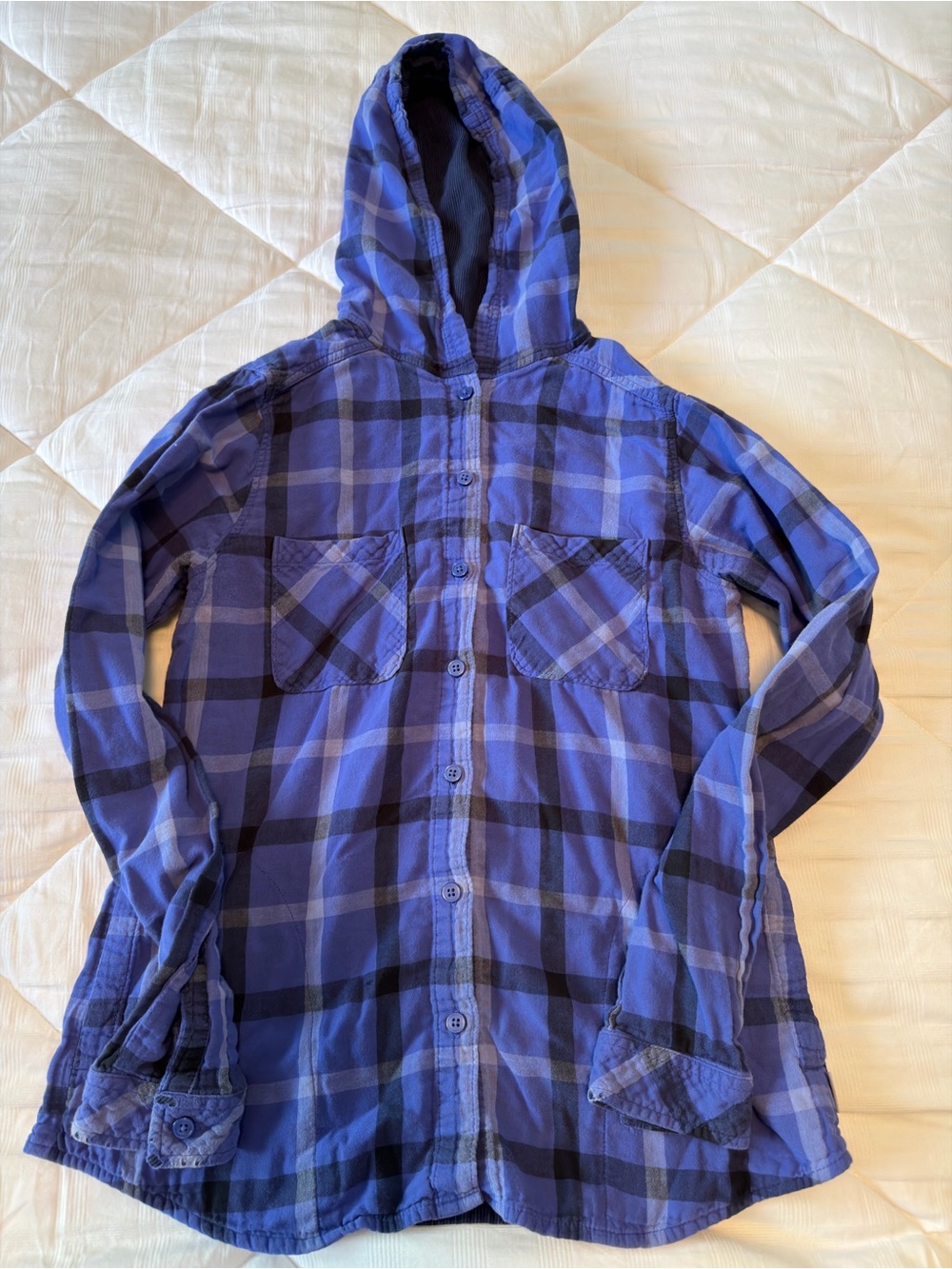 Columbia Hooded Flannel Plaid